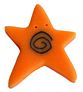 Extra Large Orange Swirly Star